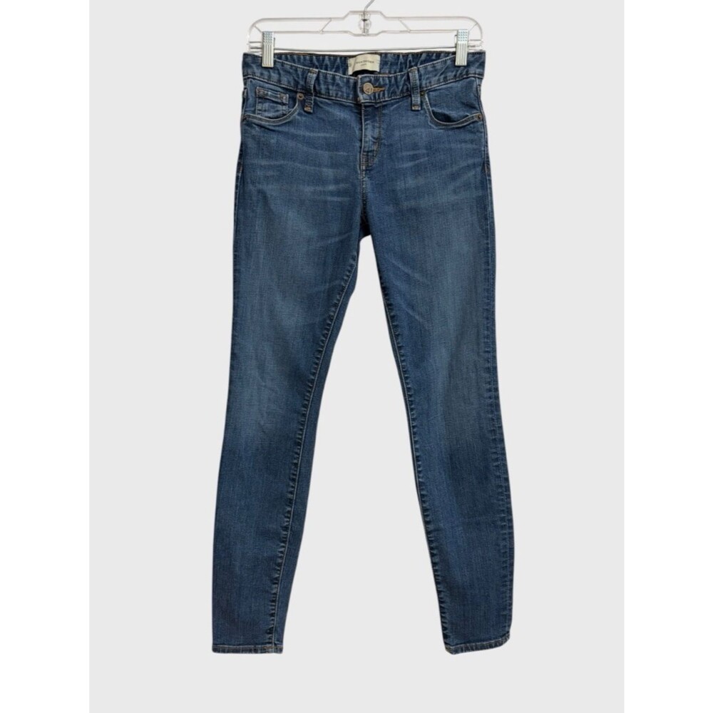 Stitch Fix 41 Hawthorn Women's Skinny Jeans 27 Mid Wash Whiskering Preppy Casual